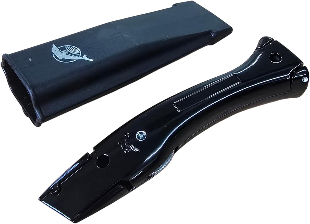 Delphin Trimming Knife Handles with Holsters - Black | Professional Carpet Fitter & Crafting Tools