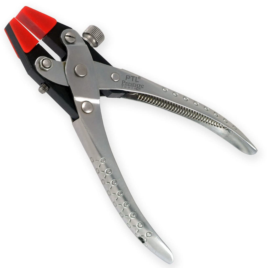 170mm Parallel Action Flat Nose Pliers – Adjustable Double Nylon Jaws with Spare Replacement Set for Jewellery Making & Craft