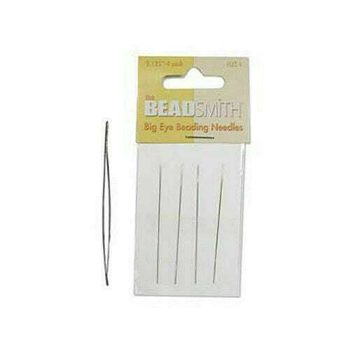 Beadsmith Big Eye Beading Needles 2.125"Pack of 4,Jewellery making Tool #LE2-4