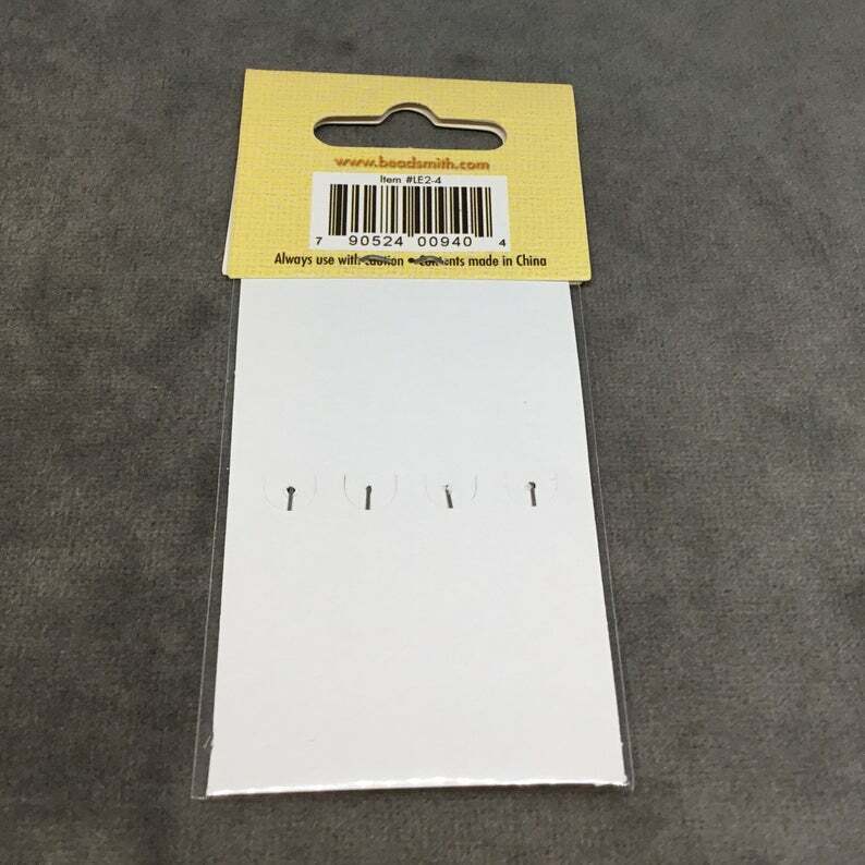 Beadsmith Big Eye Beading Needles 2.125"Pack of 4,Jewellery making Tool #LE2-4