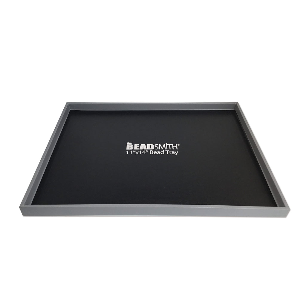 The Beadsmith Bead Mat Tray – Lightweight Tray For Holding Bead Mats, 11.5” x 14.5” x 0.5”, Portable