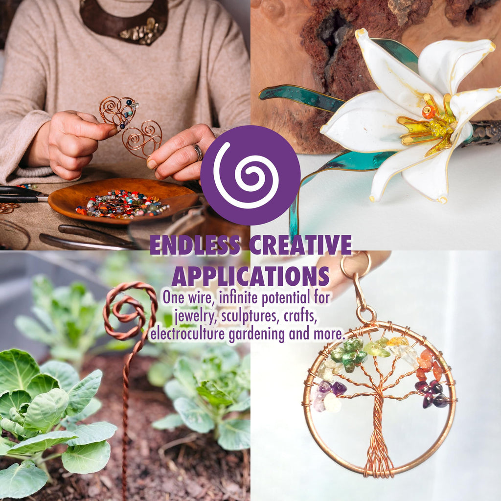 Artistic Wire Bare Copper Craft Wire, 24 Gauge / 20 yd